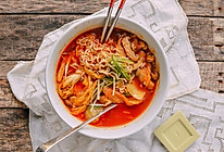韩式泡菜拉面（김치라면）的做法