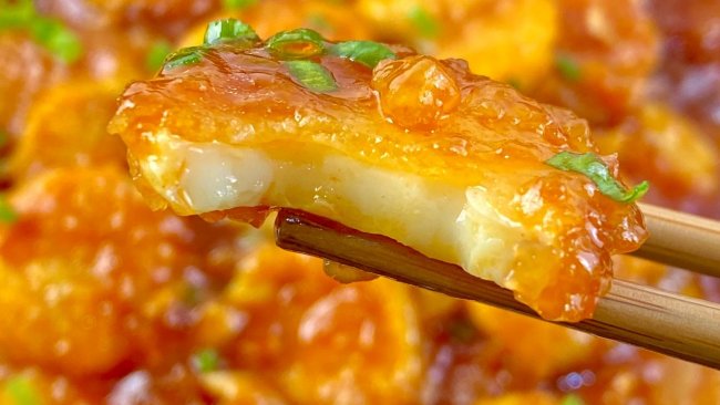 开胃下饭的茄汁日本豆腐的做法