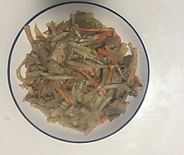白萝卜炒肉片的做法