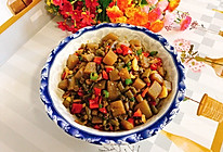 酸豇豆泡椒炒魔芋的做法