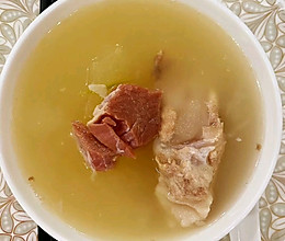冬瓜排骨金华火腿汤的做法