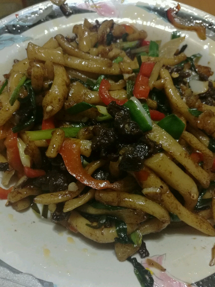 新疆干煸炒面的做法