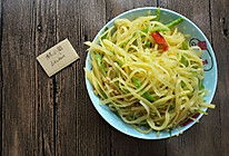 青椒炒土豆丝的做法