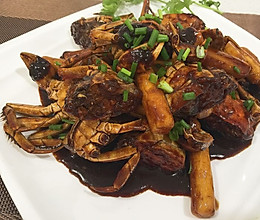 毛蟹炒年糕的做法