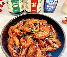 #年在一起 鲜才够味#香辣红烧虾的做法