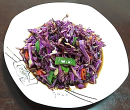 拌甘蓝菜丝的做法