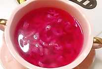 鲜虾火龙果面线的做法