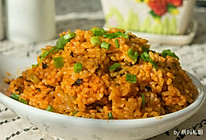 韩式辣白菜炒饭的做法