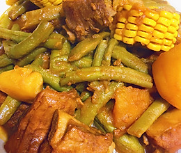 #美食说出“新年好”#芸豆玉米土豆炖排骨的做法