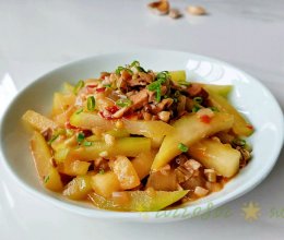 菇茄蒜肉酱焖瓜的做法