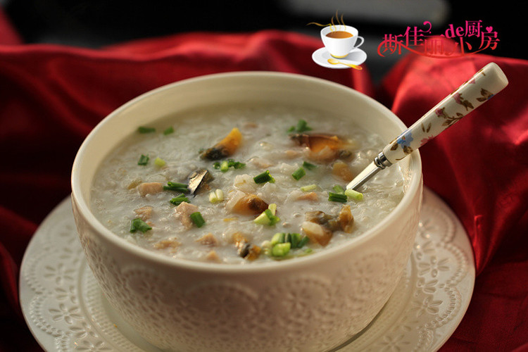 皮蛋瘦身粥的做法