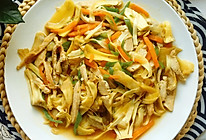 #夏日消暑，非它莫数#菠萝蜜丝炒太阳谷蒸烤鸡胸肉的做法