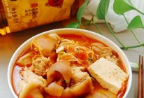 #外婆乡炒出火锅香#酸汤猪脚火锅的做法
