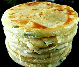 千层烫面葱油饼的做法