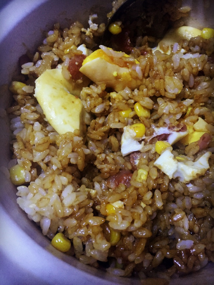 快手早午餐煲仔饭的做法