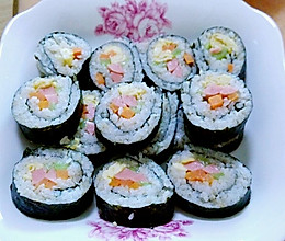 自制寿司 简易午饭的做法
