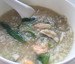 鲜虾鲍鱼粥的做法