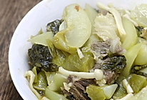 酸菜蒲瓜牛腩的做法