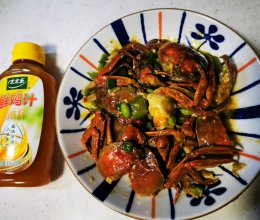 #太太乐鲜鸡汁玩转健康快手菜#浓情鸡汁小螃蟹的做法