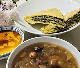 #一学就会快手菜#外表朴实营养丰富简单易做的黑芝麻蒸饼的做法