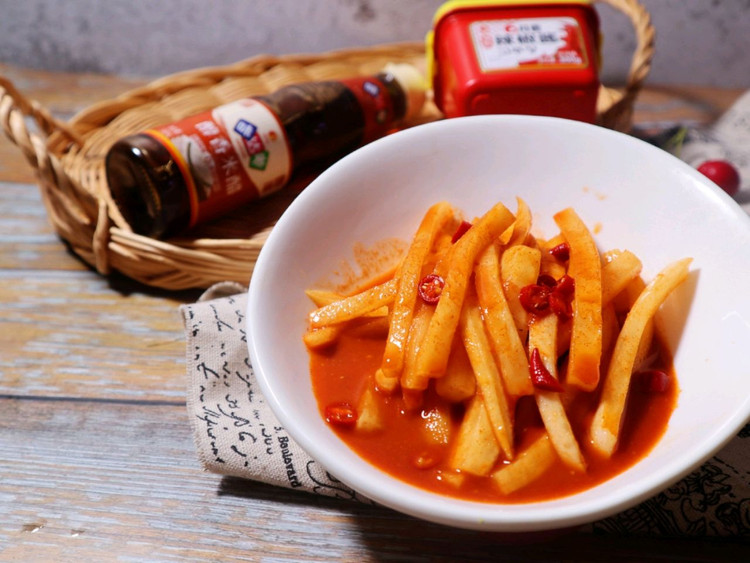 开胃小菜甜辣白萝卜干（做法简单味道超赞）快速腌制凉菜、咸菜的做法