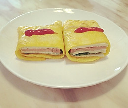 蛋皮吐司的做法