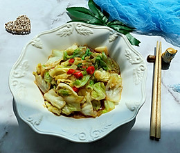 炝炒圆白菜的做法