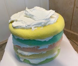 裱花彩虹蛋糕的做法