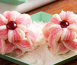 【芙蓉酥】面团做出一朵花，色香味全酥掉渣！的做法