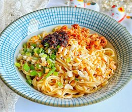 #夏至日，大口吃面#家庭版燃面的做法