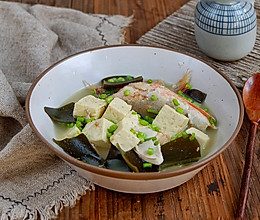红头鱼海带豆腐汤的做法