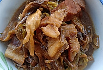 红烧肉炖干菜的做法