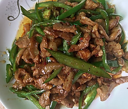 肉炒辣椒的做法