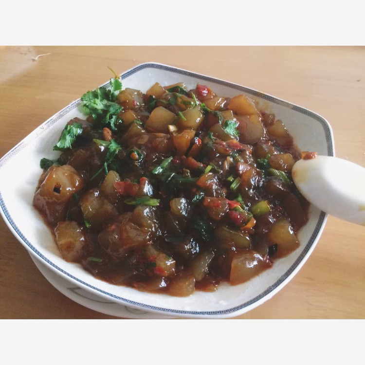 炒凉粉的做法