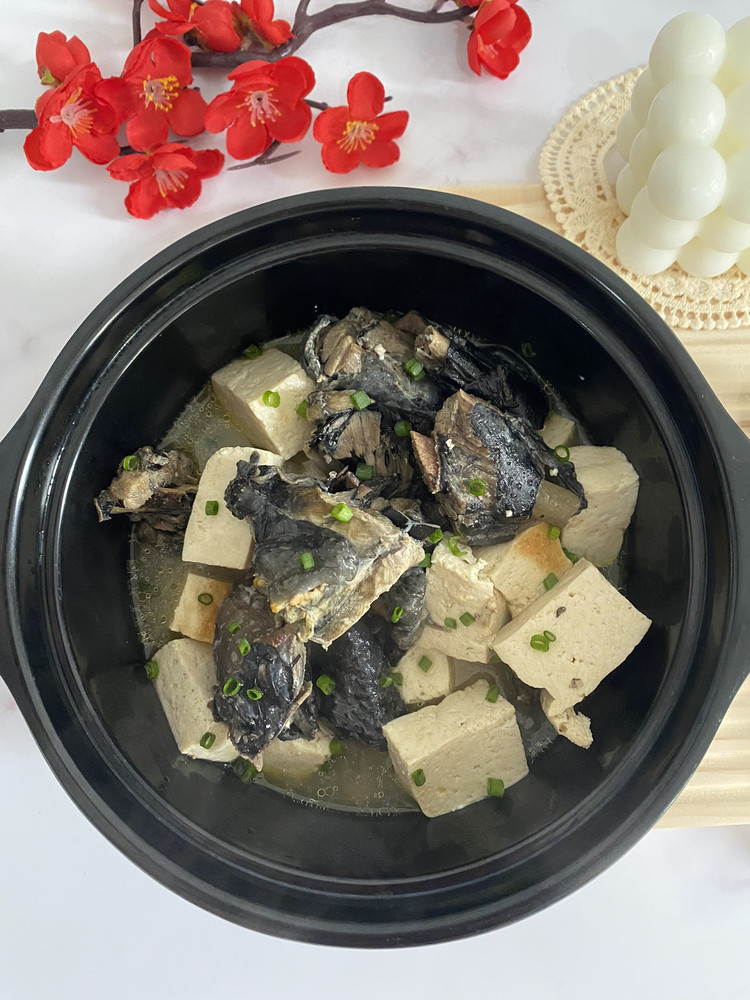 豆腐炖乌鸡汤的做法