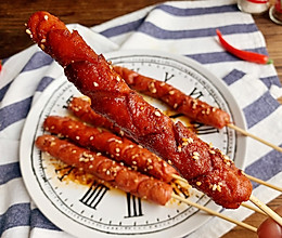 #肉食主义狂欢#五毛钱的欢乐！香炸火腿肠的做法
