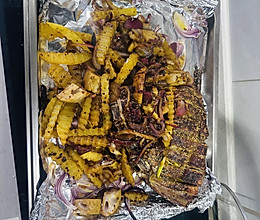 土豆花烤羊排的做法