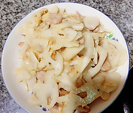 藕片炒肉的做法
