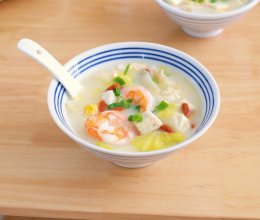 白菜豆腐三鲜汤的做法
