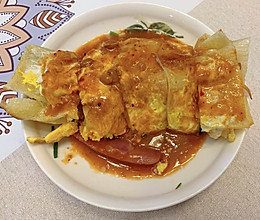 秘制酱汁烤冷面的做法