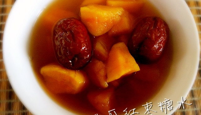 地瓜红枣糖水的做法