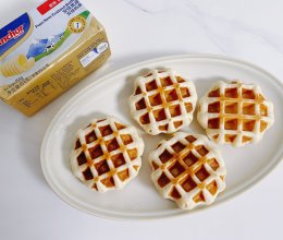 #奶香四溢 暖锅佳味#健康版低糖华夫饼的做法