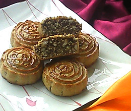 果仁玫瑰月饼的做法