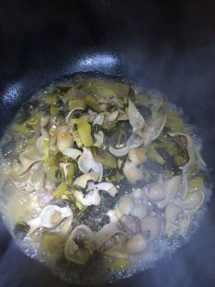 大肠咸菜的做法