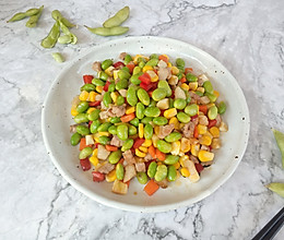 什锦毛豆的做法