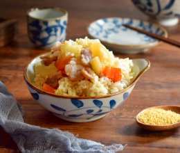 土豆腊肠焖饭，连吃两碗才过瘾#春季减肥，边吃边瘦#的做法