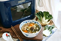 金银菜干猪骨汤（摩飞干果机）的做法