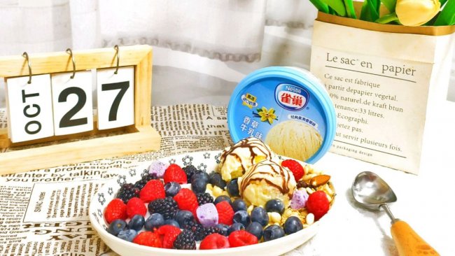 #雀巢冰淇淋新吃法#冰淇淋酸奶碗的做法