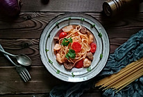 肉丸炒意大利面