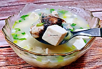 #太太乐鲜鸡汁芝麻香油#黑鱼豆腐汤的做法